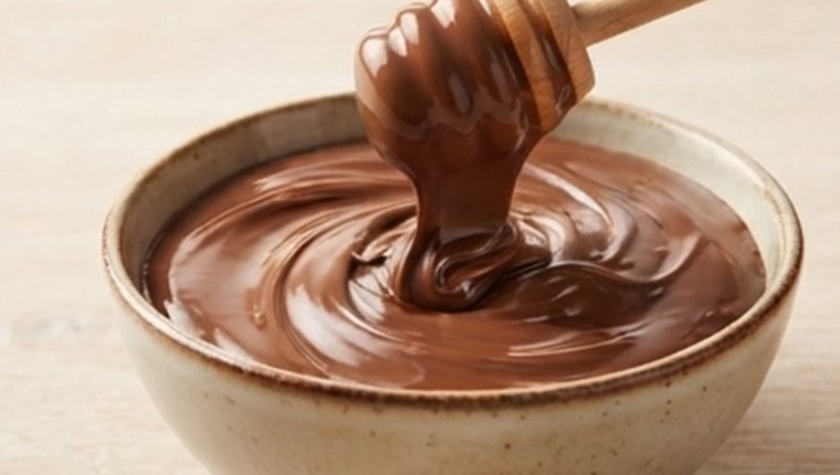 Chocolate spread in a bowl